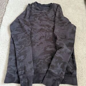 Lululemon Scuba Crew Incognito Camo Sweatshirt Size  Multi Grey Black
